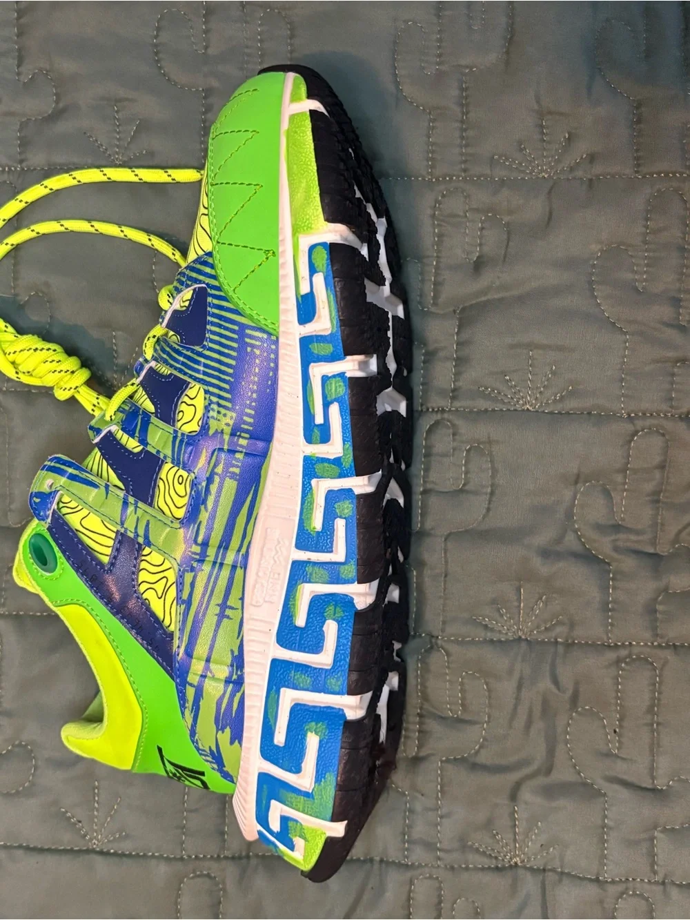 Versace Trigreca “Apple Green and Persian Blue” Sneakers